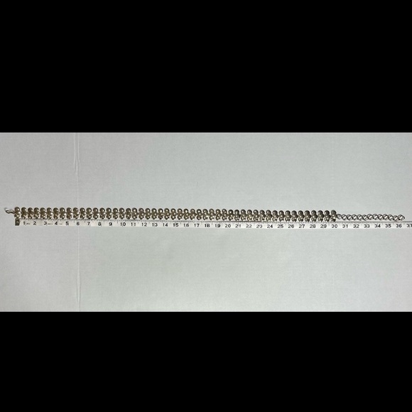 Vintage 70s 80s Gold Tone Chain Belt Lightweight Boho Festival Style 30-36” - Picture 3 of 9